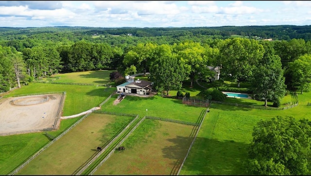 835 Jackson Grove Rd, Columbus, NC 28722 - aerial view of sparsely populated area with a forest