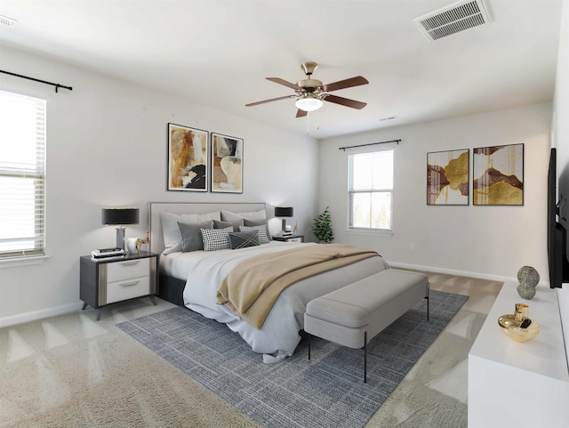 510 Bucklebury Rd, Greer, SC 29651 - bedroom featuring baseboards and ceiling fan