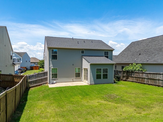 510 Bucklebury Rd, Greer, SC 29651 - rear view of house with a patio and a fenced backyard