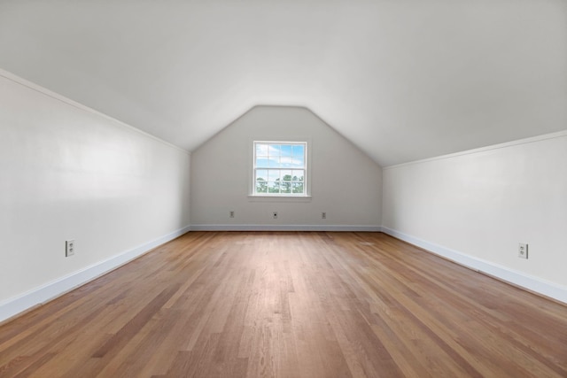 802 Hickory Hollow Rd, Inman, SC 29349 - additional living space with lofted ceiling and light wood-style floors