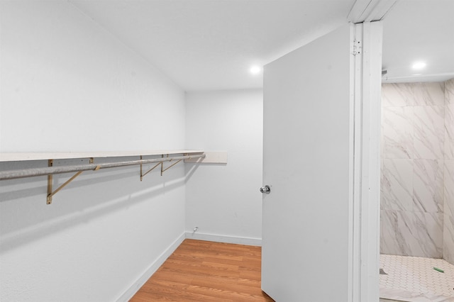 21 U St, Honea Path, SC 29654 - walk in closet featuring light wood-type flooring