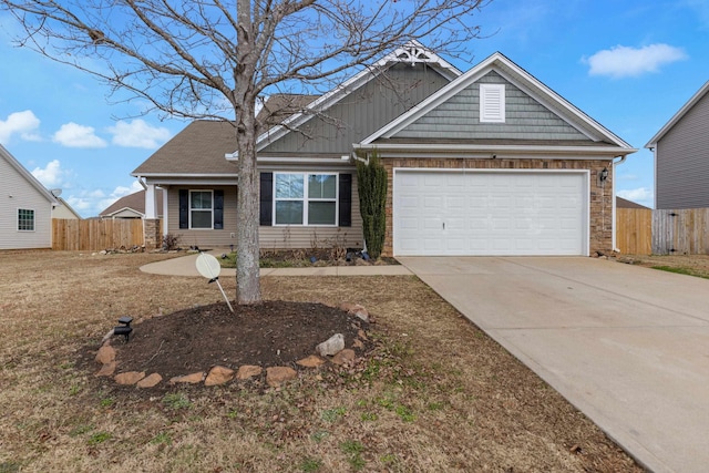 536 Goldstone Ln, Boiling Springs, SC 29336 - view of front of house featuring an attached garage and concrete driveway