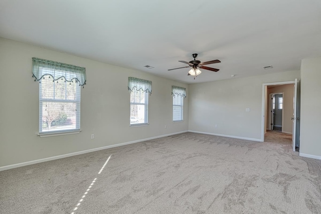 145 Rushing Waters Dr, Inman, SC 29349 - carpeted spare room featuring healthy amount of natural light and a ceiling fan