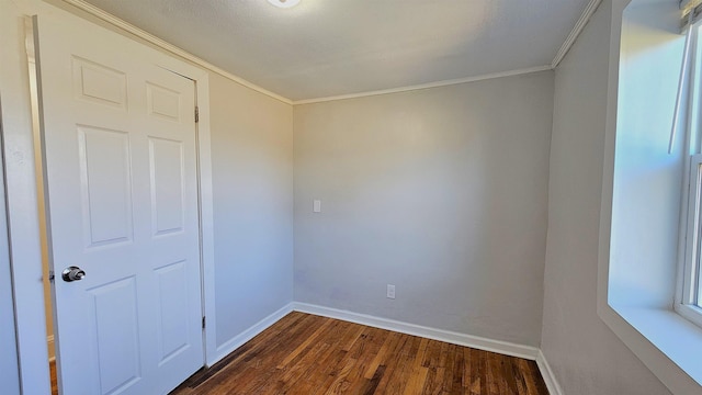 150 Cromer St, Roebuck, SC 29376 - unfurnished room featuring dark wood-style floors and crown molding