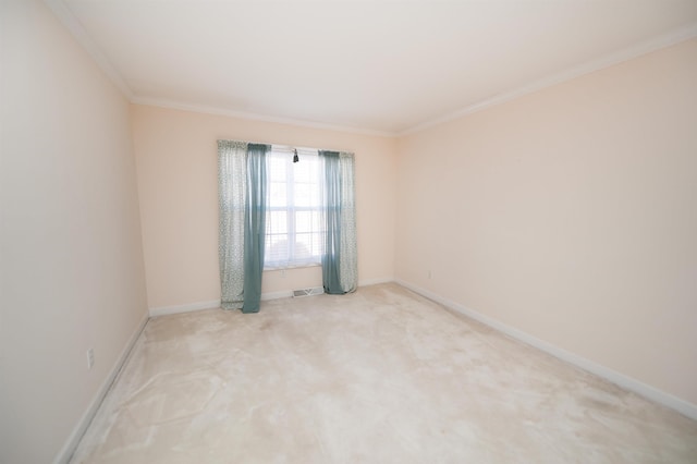 1 Carnoustie Ct, Campobello, SC 29322 - spare room with ornamental molding and light colored carpet