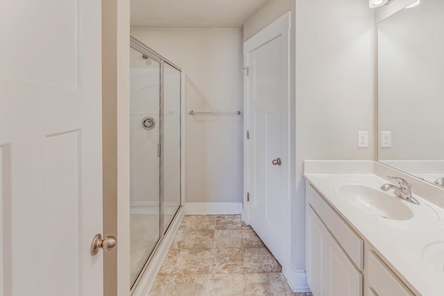 105 Lerner Ct, Spartanburg, SC 29301 - full bathroom with a stall shower and double vanity