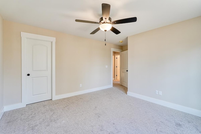 155 Chestnut Dr, Woodruff, SC 29388 - unfurnished bedroom with light colored carpet and a ceiling fan