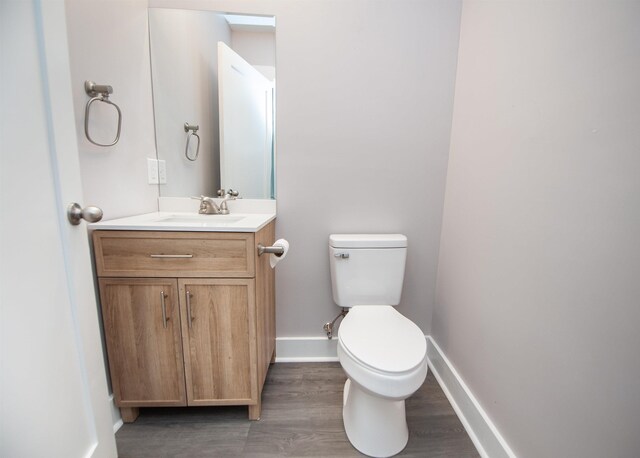 708 E Main St, Union, SC 29379 - bathroom featuring vanity and wood finished floors