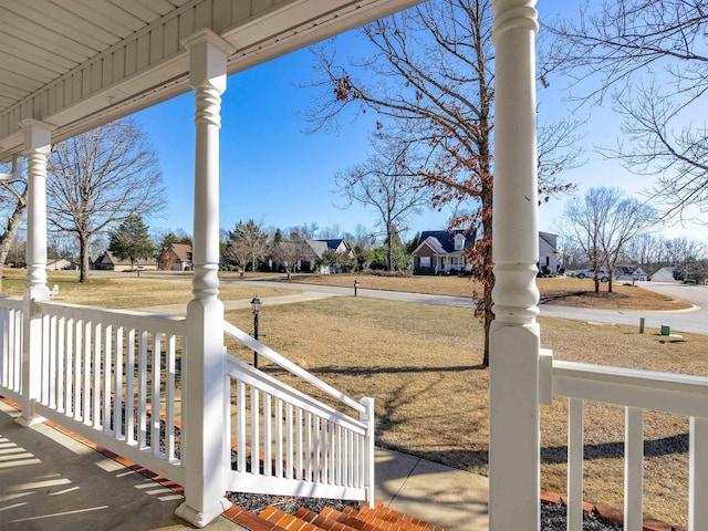 160 Blake Garrison Dr, Roebuck, SC 29376 - view of yard with covered porch and a residential view