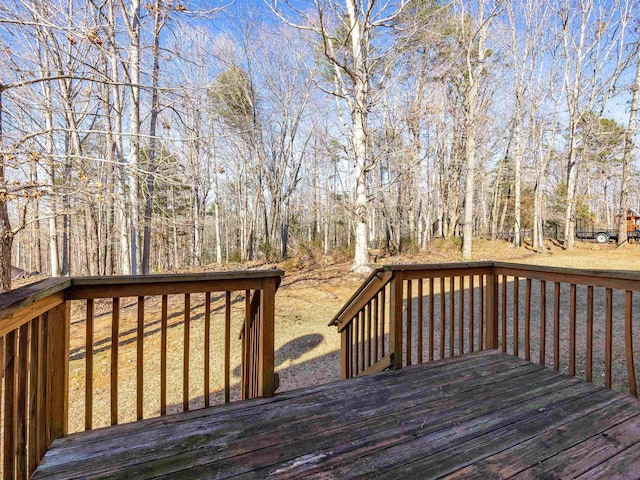 160 Blake Garrison Dr, Roebuck, SC 29376 - view of wooden terrace