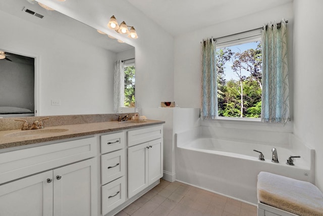2297 Davenport Ct, Moore, SC 29369 - full bath featuring a bath and double vanity