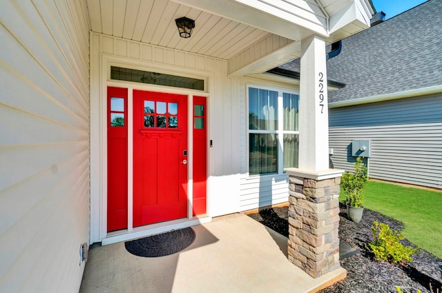 2297 Davenport Ct, Moore, SC 29369 - view of exterior entry with a porch
