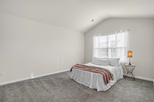 14 Sunriff Ct, Greer, SC 29651 - carpeted bedroom with lofted ceiling and baseboards