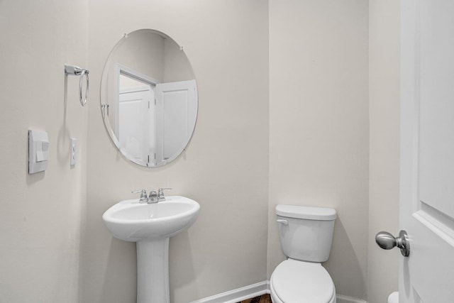 14 Sunriff Ct, Greer, SC 29651 - bathroom featuring toilet and baseboards