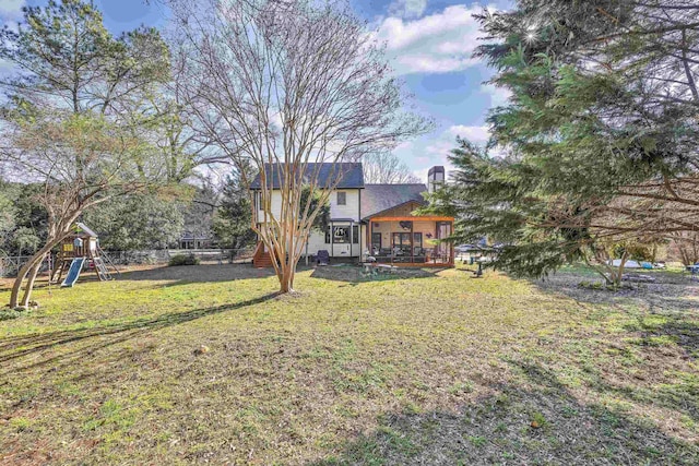 1114 Edisto Dr, Spartanburg, SC 29302 - view of yard with a playground