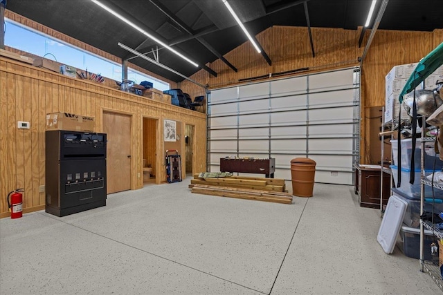 3664 River Rd, Union, SC 29379 - garage featuring wooden walls
