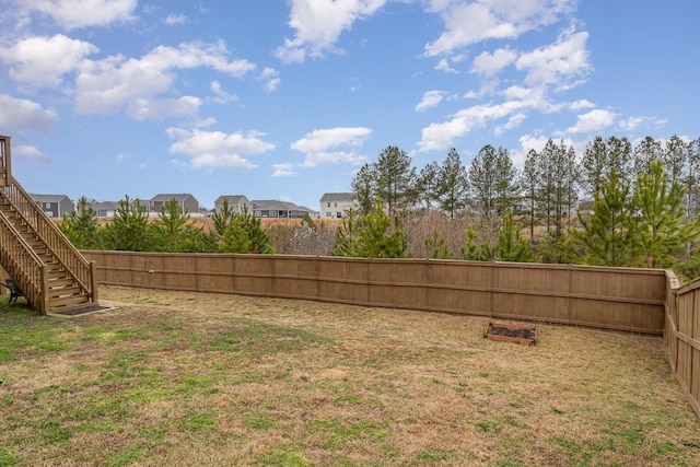 3812 Sapling Ln, Moore, SC 29369 - fenced backyard featuring stairs and a residential view