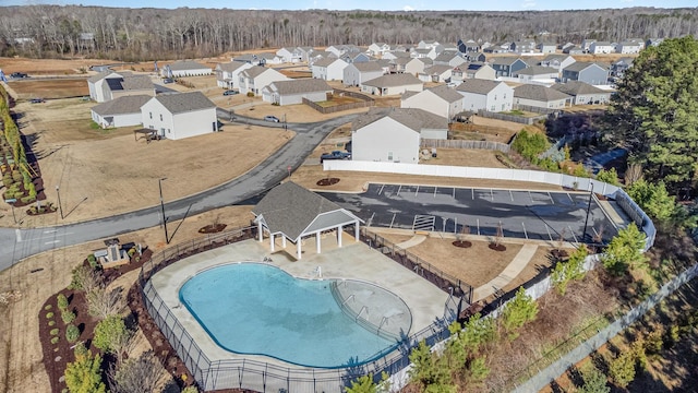 3812 Sapling Ln, Moore, SC 29369 - aerial view of residential area with a pool