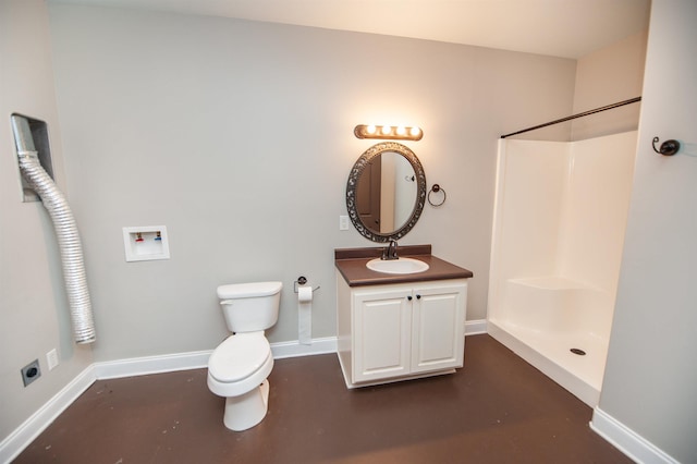 311 Burro Ct, Boiling Springs, SC 29316 - full bathroom with vanity, a shower, and concrete floors
