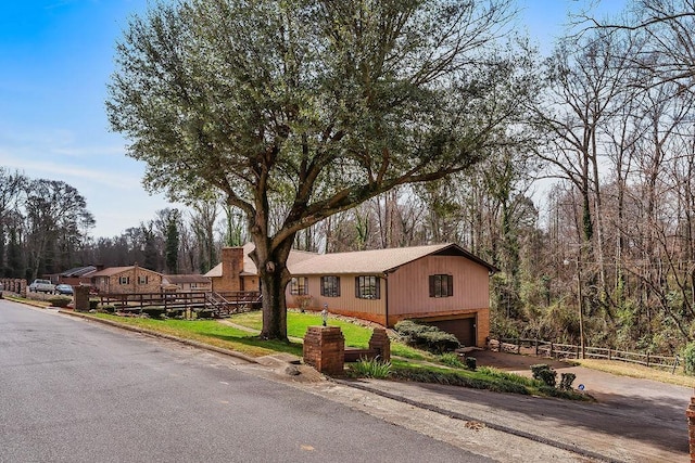 1109 Hemlock Dr, Shelby, NC 28150 - view of front of home featuring a garage and driveway