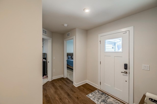 2086 Wexley Dr, Boiling Springs, SC 29316 - foyer entrance featuring dark wood-type flooring and baseboards