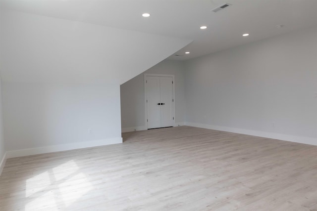 114 Robin Hill Dr, Inman, SC 29349 - bonus room with light wood-style floors, recessed lighting, and lofted ceiling