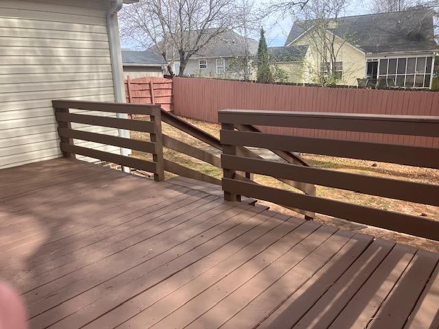 120 Duncan Rd, Greenville, SC 29617 - view of wooden terrace