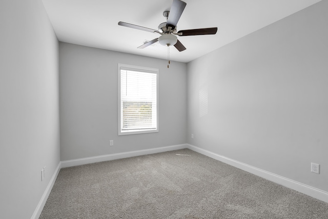 1034 Silverbend Trl, Duncan, SC 29334 - carpeted empty room with baseboards and ceiling fan