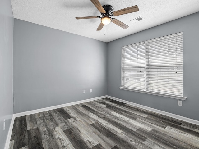 461 Candleglow Dr, Boiling Springs, SC 29316 - unfurnished room featuring a ceiling fan, a textured ceiling, and wood finished floors