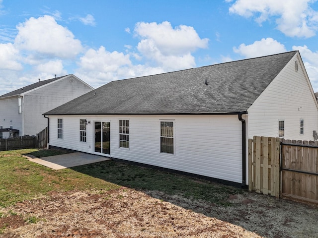 461 Candleglow Dr, Boiling Springs, SC 29316 - back of house featuring a patio area and roof with shingles