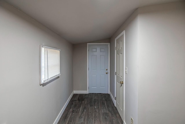 107 Ravenscroft St, Union, SC 29379 - doorway to outside with dark wood finished floors and baseboards