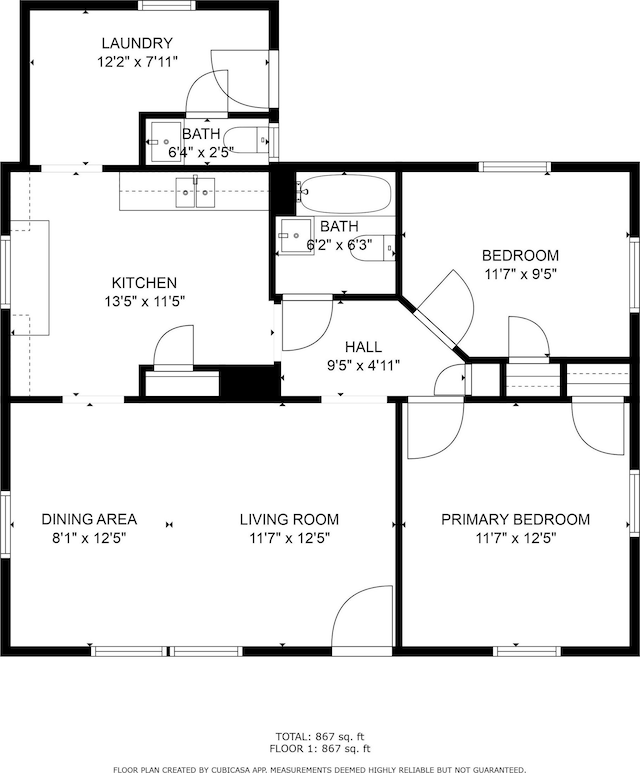 107 Ravenscroft St, Union, SC 29379 - view of property floor plan