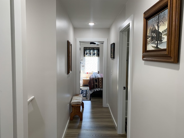 138 Lowe Rd, Chesnee, SC 29323 - corridor featuring baseboards and wood finished floors