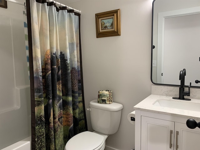 138 Lowe Rd, Chesnee, SC 29323 - bathroom with vanity and shower / bathtub combination with curtain