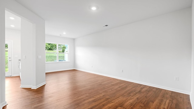 110 Sunriff Ct, Greer, SC 29651 - unfurnished room featuring wood finished floors and recessed lighting