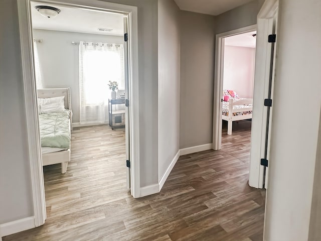 739 Shelburne Ln, Lyman, SC 29365 - hall featuring wood finished floors and baseboards