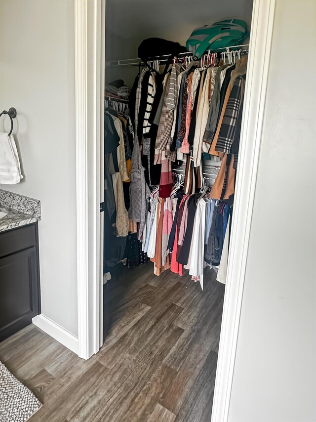 739 Shelburne Ln, Lyman, SC 29365 - spacious closet featuring wood finished floors