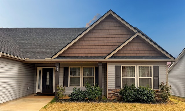 739 Shelburne Ln, Lyman, SC 29365 - view of front of property featuring roof with shingles