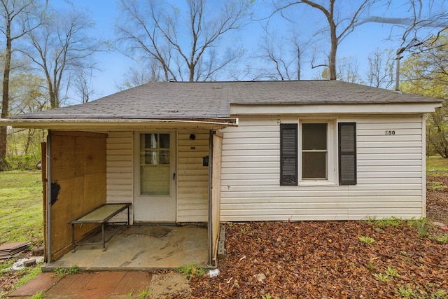 207 Streamside Dr, Chesnee, SC 29323 - view of front of home with a patio and a shingled roof