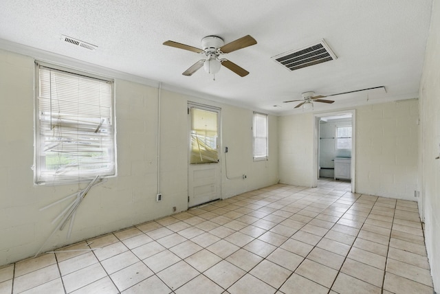 207 Streamside Dr, Chesnee, SC 29323 - empty room featuring a ceiling fan and light tile patterned floors