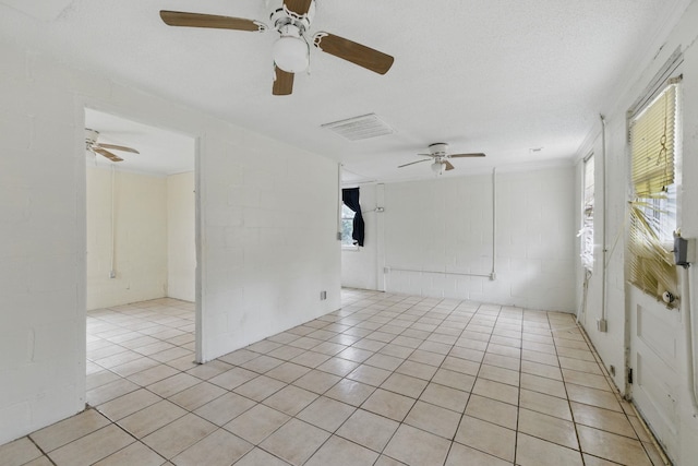 207 Streamside Dr, Chesnee, SC 29323 - unfurnished room with ceiling fan, healthy amount of natural light, and light tile patterned floors