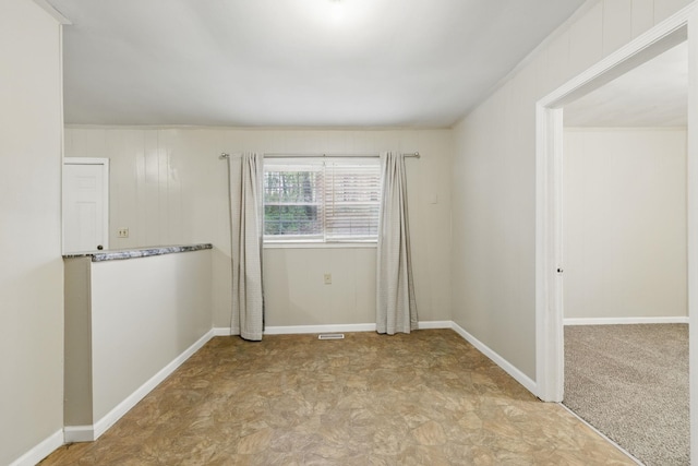 207 Streamside Dr, Chesnee, SC 29323 - spare room featuring baseboards and tile patterned floors