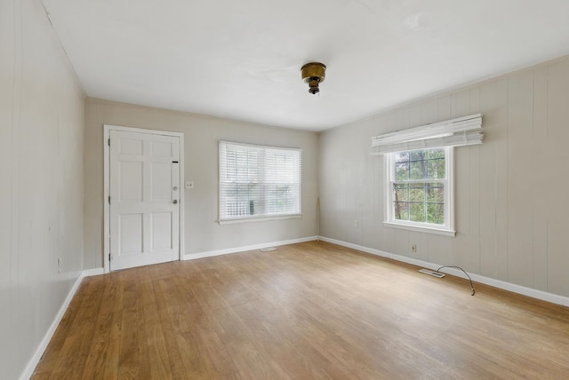 207 Streamside Dr, Chesnee, SC 29323 - spare room featuring wood finished floors and baseboards