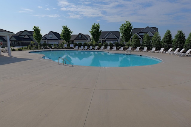 2054 Lachaise Ln, Moore, SC 29369 - community pool featuring a patio area and a residential view