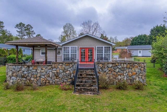 423 Coggins Shore Rd, Inman, SC 29349 - view of front of property featuring french doors
