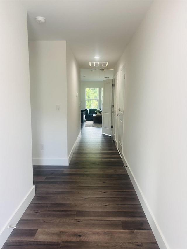 776 Darwin Rd, Gaffney, SC 29340 - corridor featuring dark wood-style flooring and baseboards
