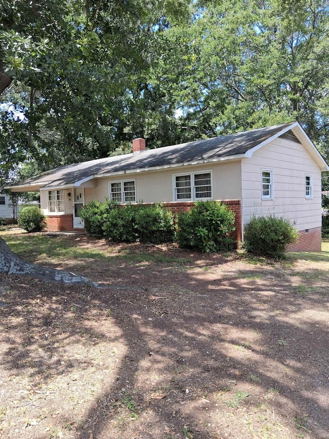 109 Shoally, Boiling Springs, SC 29316 - single story home with brick siding and a chimney
