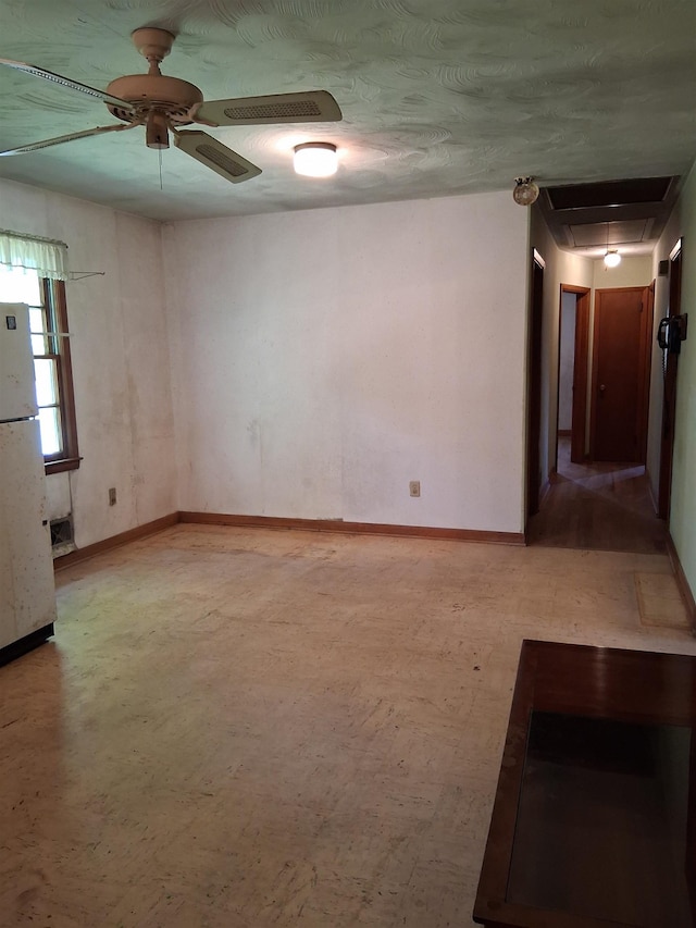 109 Shoally, Boiling Springs, SC 29316 - empty room with ceiling fan and baseboards