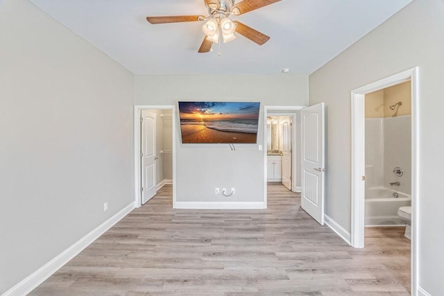 119 N Moore St, Duncan, SC 29334 - unfurnished bedroom featuring ensuite bathroom and light wood-type flooring