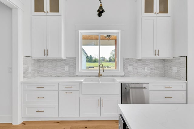 164 Triangle Pine Rd, Fountain Inn, SC 29644 - kitchen with white cabinetry